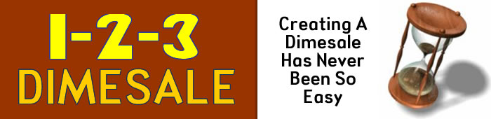 Dime Sale 123 Banner Ad