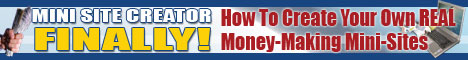 Create Money-Making Mini-Sites FAST!